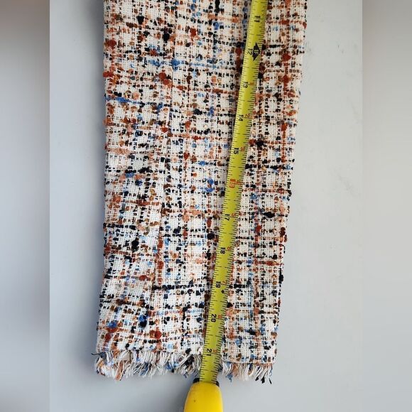 Ann Taylor Multicolor Flannel Tweed Jacket Size 4 - Picture 9 of 11